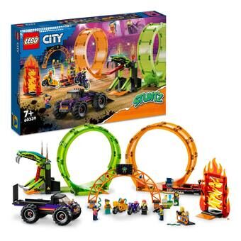 LEGO City 60339 stuntarena med dubbel loop