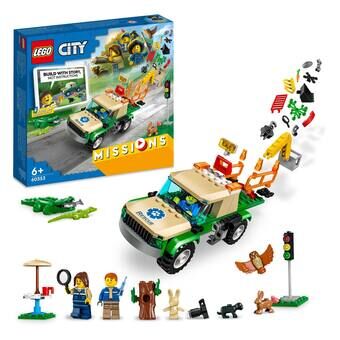 LEGO City 60353 räddningsuppdrag för vilda djur