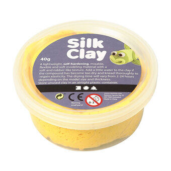Silk clay - gul, 40gr.