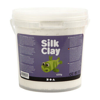 Silk clay - vit, 650gr.