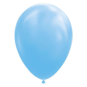 Ballonger, Ljusblå, 30 cm, 10 st.