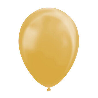 Ballonger Metalliskt Guld 30cm, 10 st.