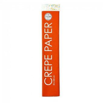 Crepepapper Orange, 50x250cm
