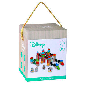 Disney Mickey mouse träblockset, 60 st