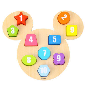 Disney Mickey mus-formade pusselfigurer, 11 st.