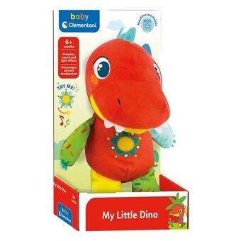 Clementoni baby - dinosaurie med plysch stoppad leksak