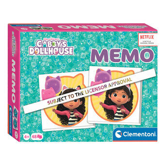 Clementoni Gabby\'s Dollhouse Memo översätt till svenska.