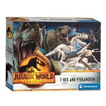 Clementoni Jurassic World t-rex & pteranodon grävset