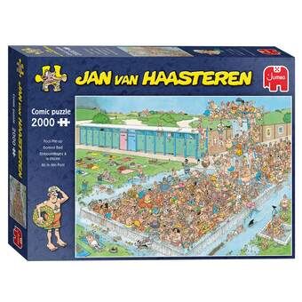 Jan van haasteren - full av bad, 2000 stycken.