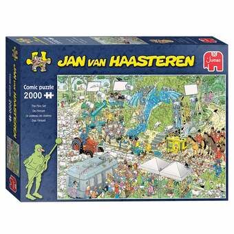 Jan van haasteren pussel - filmuppsättningen, 2000 bitar.