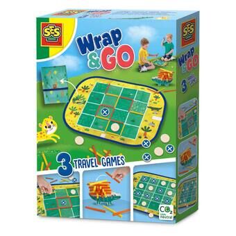 Ses wrap and go travel game, 3in1