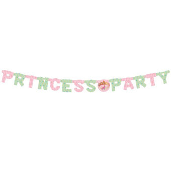 Bokstavsgirlang prinsessfest