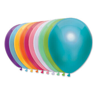 Ballonger 10 neonfärger, 10 st.
