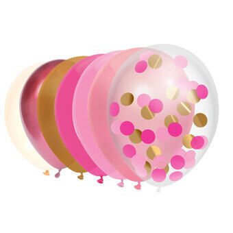 Ballonger prinsessfärger, 10 st.