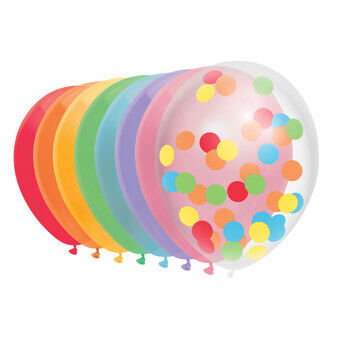 Ballonger regnbåge, 10 st.