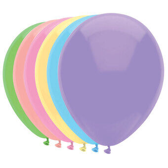 Ballonger Pastell, 10 stycken.