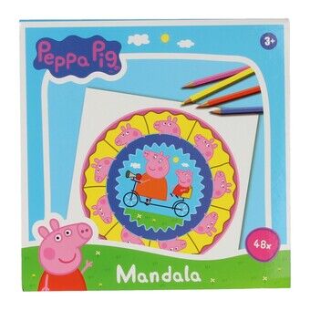 Peppa Pig mandala målarbok