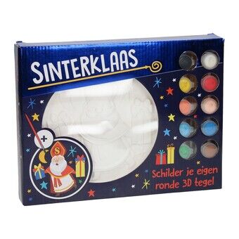 Måla din egen Sinterklaas 3D-bricka