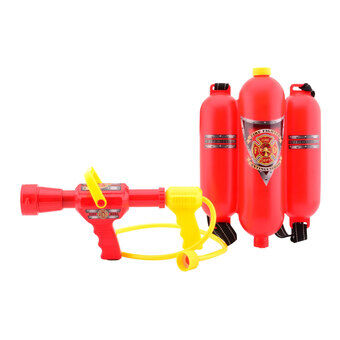 Brandkårens vattenpistol med tank