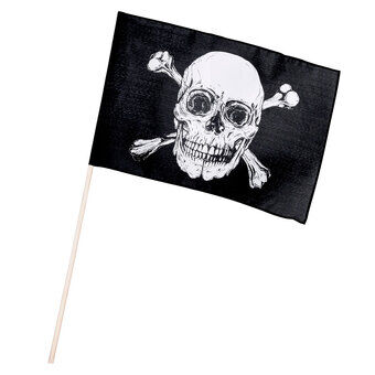 Pirat som vinkar flaggan