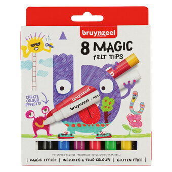 Bruynzeel Kids Magic Markers, 8 st.