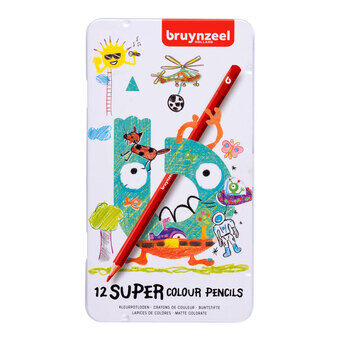 Bruynzeel superfärgade pennor, 12 st.