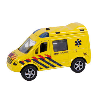 2-Play spels gjuten tillbakadragande ambulans nl ljus och ljud