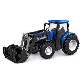 Barnens Värld RC-traktor med frontlastare - Blå