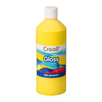 Creall gloss glansfärg gul, 500ml