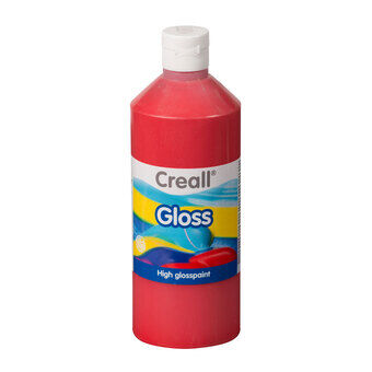 Creall Gloss Gloss-färg Röd, 500 ml
