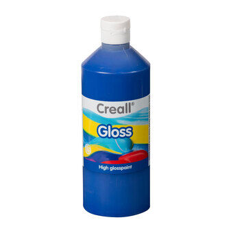 Creall gloss glansfärg blå, 500ml