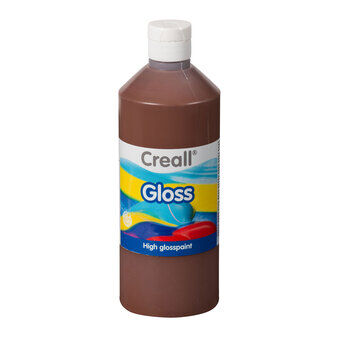 Creall gloss glansfärg brun, 500ml