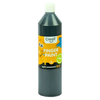 Creall Finger Paint fri från konserveringsmedel Svart, 750 ml