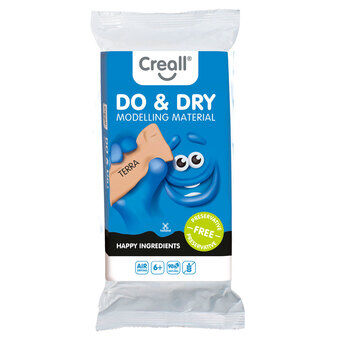 Creall Do&Dry Modelleringslera Bevaringsfri Terra, 1000gr.