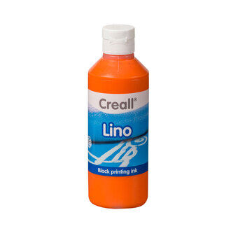 Creall lino block print färg orange, 250ml