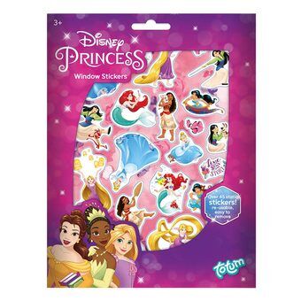 Totum Disney prinsessa - fönsterklistermärken