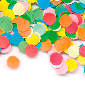 Confetti i flera färger, 100 gram