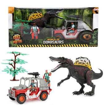 World of Dinosaurs lekset - jeep med Dino