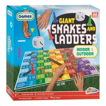 Jättestora Snakes & Ladders-spel