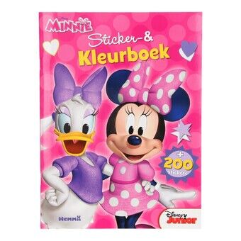 Minnie Mouse klistermärkes- och färgläggningsbok