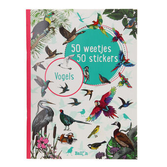 50 Fakta 50 Klistermärken - Fåglar