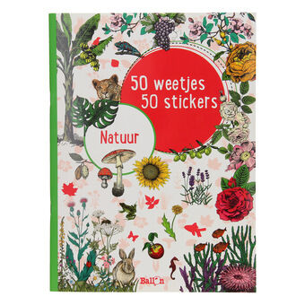 50 Fakta 50 Klistermärken - Natur