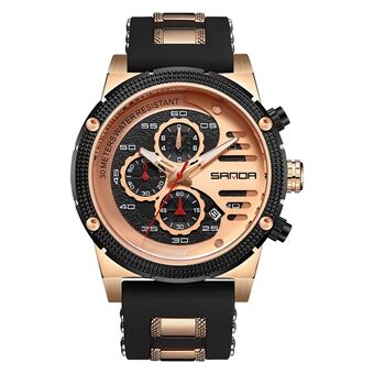 SANDA 5508 Fashion Luminous Armbandsur Kalender Analog Quartz Watch