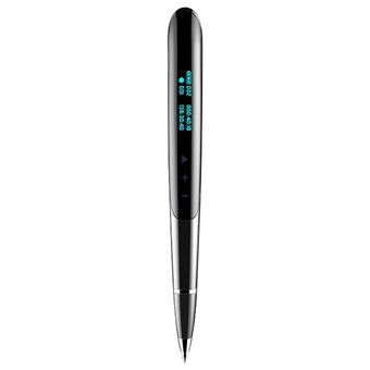 Q9 8GB bärbar ljudinspelare Digital röstinspelarespenna med OLED-skärm + skrivpenna 2 i 1 för nyhetsintervjuer Affärsmöte