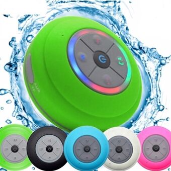 Mini Bluetooth Bärbar vattentät trådlös handsfree-högtalare med LED Light Subwoofer