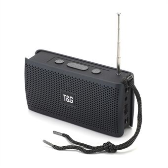 T&G TG282 trådlös Bluetooth-högtalare med ficklampa Musikspelare stöd TF / FM / 3,5 mm AUX / U-skiva