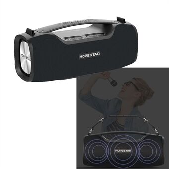 HOPESTAR A6 Pro Bärbar Bluetooth-högtalare Vattentät trådlös kolumnhögtalare med mikrofonströmbank