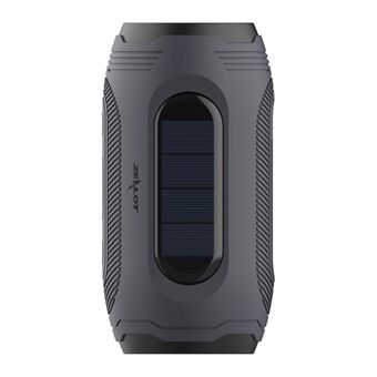 ZEALOT A4 bärbar trådlös Bluetooth 5.0-högtalare Solar Outdoor IPX5 vattentät musik subwoofer med mikrofon