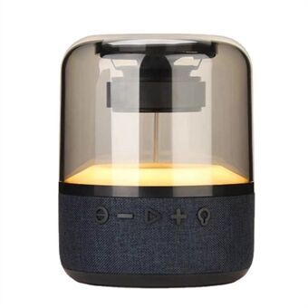 Bärbar 20W Transparent trådlös Bluetooth-högtalare RGB Light Design Stereo Music Subwoofer