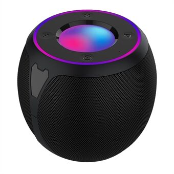 CYBORIS T202 RGB Andningsljus Smart trådlös Bluetooth-högtalare AI Röststyrning Bärbar hem TWS Bashögtalare